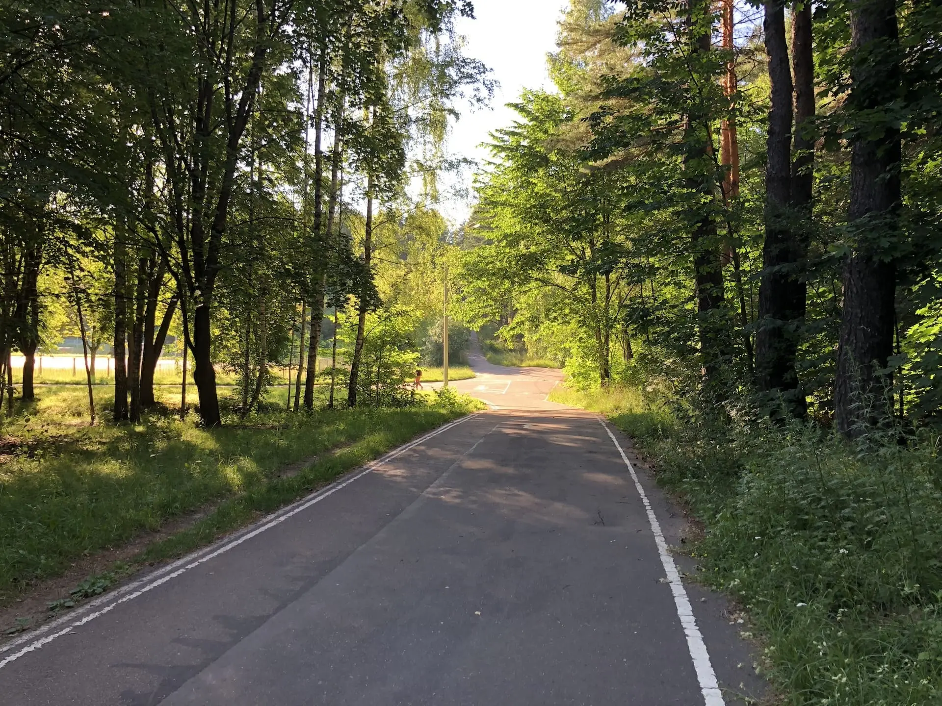 Лыжаролерная траса ў парку 900-годдзя Мінска